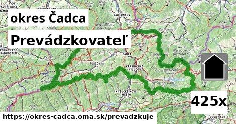 prevádzkovateľ v okres Čadca