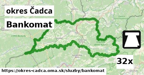 Bankomat, okres Čadca