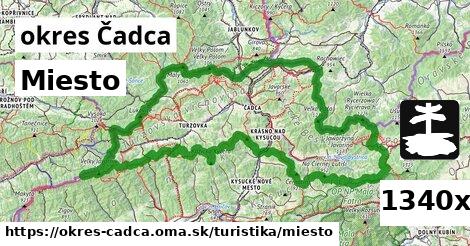 miesto v okres Čadca