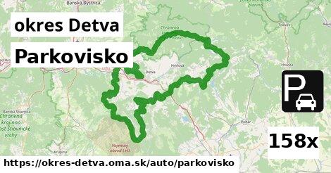 Parkovisko, okres Detva