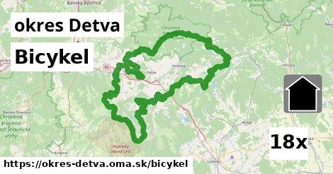 bicykel v okres Detva