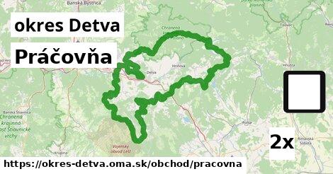 Práčovňa, okres Detva