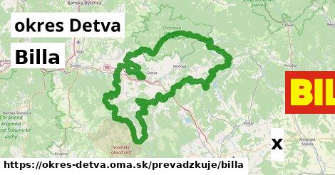 Billa, okres Detva