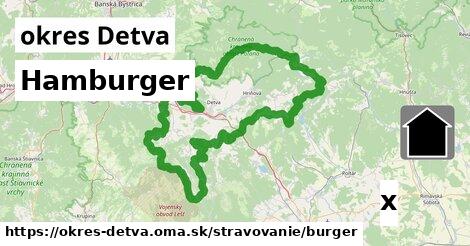 Hamburger, okres Detva