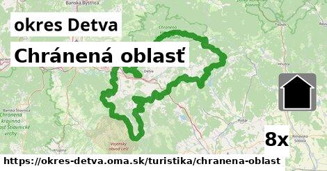 chránená oblasť v okres Detva