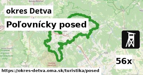 Poľovnícky posed, okres Detva