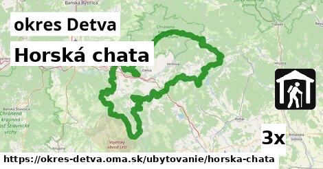 horská chata v okres Detva