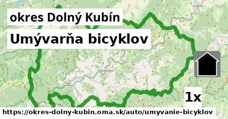 Umývarňa bicyklov, okres Dolný Kubín