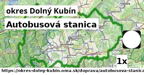 Autobusová stanica, okres Dolný Kubín