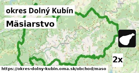 Mäsiarstvo, okres Dolný Kubín