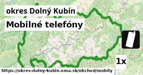 Mobilné telefóny, okres Dolný Kubín