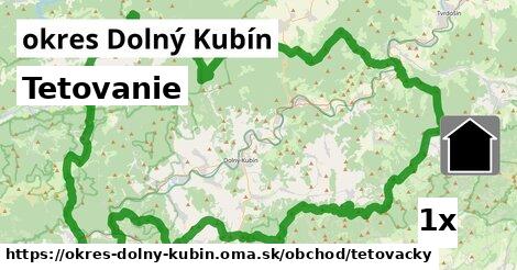 Tetovanie, okres Dolný Kubín