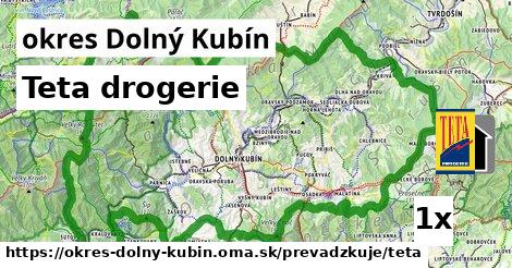 Teta drogerie, okres Dolný Kubín