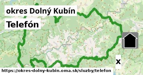 Telefón, okres Dolný Kubín