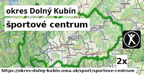 športové centrum, okres Dolný Kubín