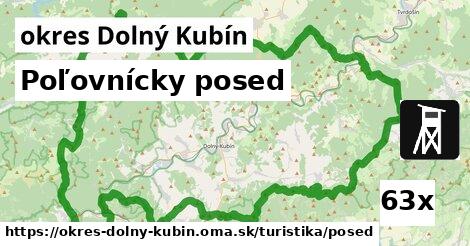 poľovnícky posed v okres Dolný Kubín