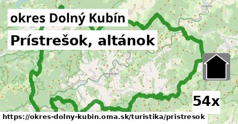 Prístrešok, altánok, okres Dolný Kubín