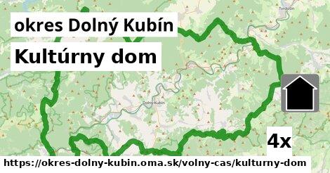 Kultúrny dom, okres Dolný Kubín