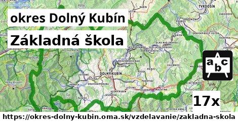 Základná škola, okres Dolný Kubín