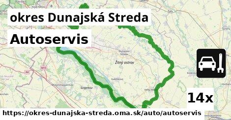 Autoservis, okres Dunajská Streda