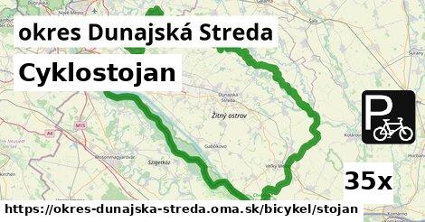 Cyklostojan, okres Dunajská Streda