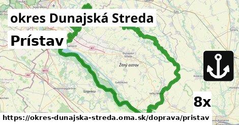 prístav v okres Dunajská Streda