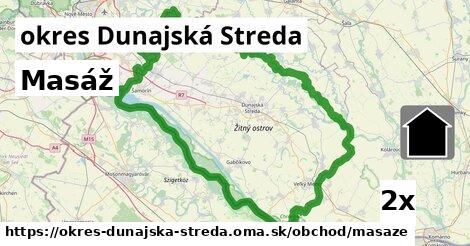 Masáž, okres Dunajská Streda