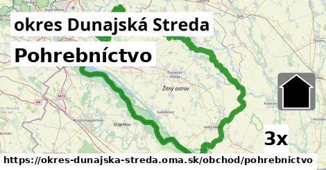 pohrebníctvo v okres Dunajská Streda