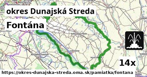 Fontána, okres Dunajská Streda