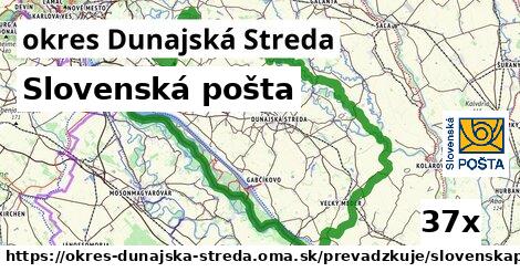 Slovenská pošta v okres Dunajská Streda