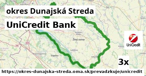 UniCredit Bank, okres Dunajská Streda
