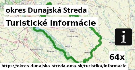 Turistické informácie, okres Dunajská Streda