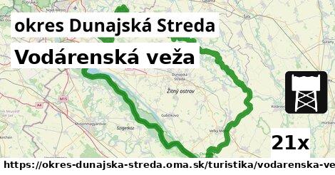 Vodárenská veža, okres Dunajská Streda