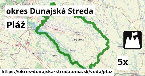 Pláž, okres Dunajská Streda