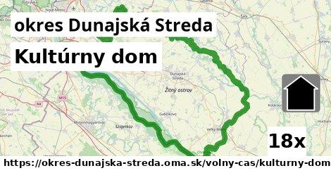 Kultúrny dom, okres Dunajská Streda