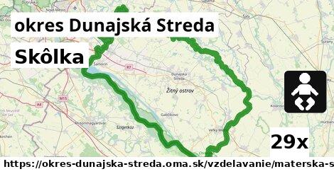 Skôlka, okres Dunajská Streda