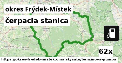 čerpacia stanica, okres Frýdek-Místek