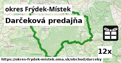 Darčeková predajňa, okres Frýdek-Místek