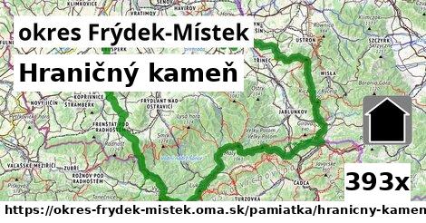 Hraničný kameň, okres Frýdek-Místek