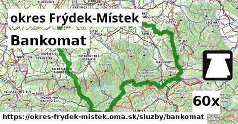 Bankomat, okres Frýdek-Místek