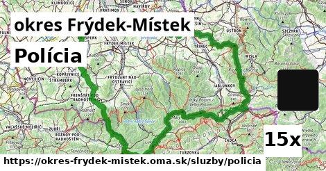 Polícia, okres Frýdek-Místek