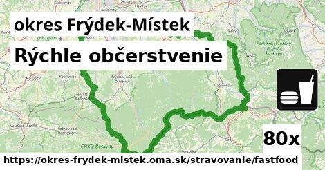 Rýchle občerstvenie, okres Frýdek-Místek