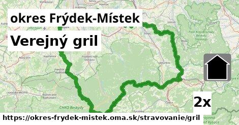 Verejný gril, okres Frýdek-Místek