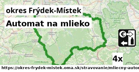 Automat na mlieko, okres Frýdek-Místek