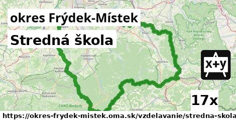 Stredná škola, okres Frýdek-Místek