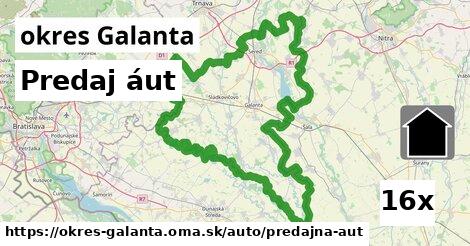 Predaj áut, okres Galanta