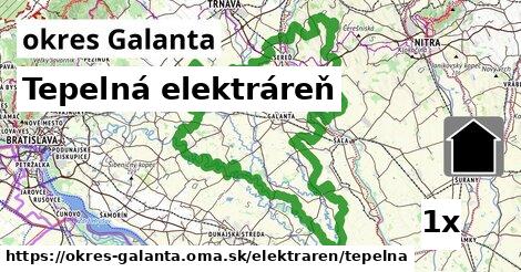 tepelná elektráreň v okres Galanta