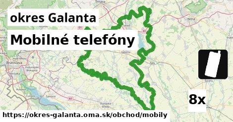 Mobilné telefóny, okres Galanta