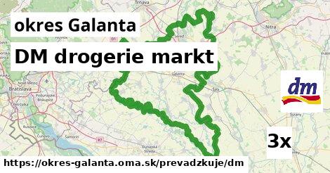 DM drogerie markt, okres Galanta