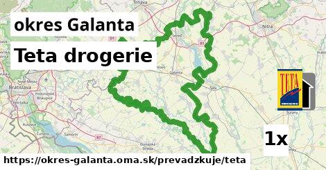 Teta drogerie, okres Galanta